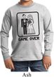 Black Game Over Kids Long Sleeve Shirt