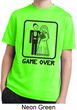 Black Game Over Kids Moisture Wicking Shirt