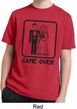 Black Game Over Kids Moisture Wicking Shirt