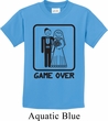 Black Game Over Kids Shirt