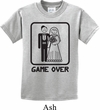 Black Game Over Kids Shirt