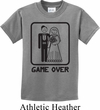 Black Game Over Kids Shirt