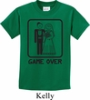 Black Game Over Kids Shirt