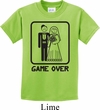 Black Game Over Kids Shirt