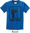 Black Game Over Kids Shirt