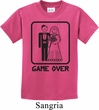 Black Game Over Kids Shirt