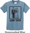 Black Game Over Kids Shirt