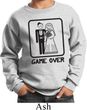 Black Game Over Kids Sweatshirt