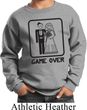 Black Game Over Kids Sweatshirt