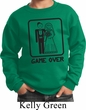 Black Game Over Kids Sweatshirt