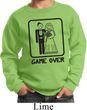 Black Game Over Kids Sweatshirt
