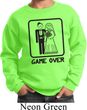 Black Game Over Kids Sweatshirt