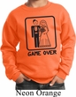Black Game Over Kids Sweatshirt