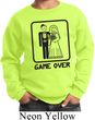 Black Game Over Kids Sweatshirt