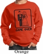 Black Game Over Kids Sweatshirt