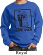 Black Game Over Kids Sweatshirt
