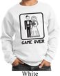 Black Game Over Kids Sweatshirt