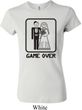 Black Game Over Ladies Crewneck Shirt