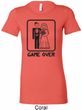 Black Game Over Ladies Longer Length Shirt
