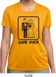 Black Game Over Ladies Moisture Wicking Shirt