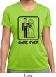 Black Game Over Ladies Moisture Wicking Shirt