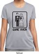 Black Game Over Ladies Moisture Wicking Shirt