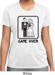 Black Game Over Ladies Moisture Wicking Shirt