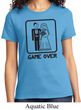 Black Game Over Ladies Shirt