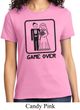 Black Game Over Ladies Shirt