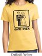 Black Game Over Ladies Shirt