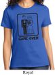 Black Game Over Ladies Shirt