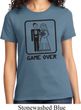 Black Game Over Ladies Shirt