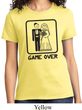 Black Game Over Ladies Shirt