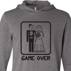 Black Game Over Lightweight Hoodie Tee Black Game Over Lightweight Hoodie Tee