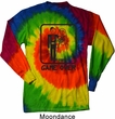 Black Game Over Long Sleeve Tie Dye Shirt