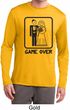 Black Game Over Mens Dry Wicking Long Sleeve Shirt