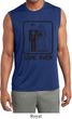 Black Game Over Mens Sleeveless Moisture Wicking Shirt