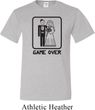 Black Game Over Mens Tall Shirt