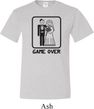 Black Game Over Mens Tall Shirt