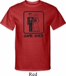 Black Game Over Mens Tall Shirt