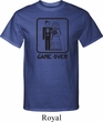 Black Game Over Mens Tall Shirt