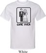 Black Game Over Mens Tall Shirt