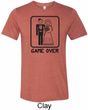Black Game Over Mens Tri Blend Crewneck Shirt