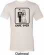 Black Game Over Mens Tri Blend Crewneck Shirt