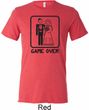 Black Game Over Mens Tri Blend Crewneck Shirt