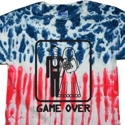Black Game Over Patriotic Tie Dye Shirt Black Game Over Patriotic Tie Dye Shirt