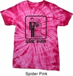 Black Game Over Spider Tie Dye Shirt