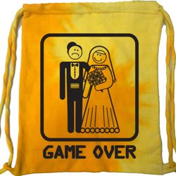Black Game Over Tie Dye Bag Black Game Over Tie Dye Bag