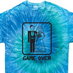 Black Game Over Tie Dye Shirt Black Game Over Tie Dye Shirt
