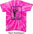 Black Game Over Tie Dye Shirt